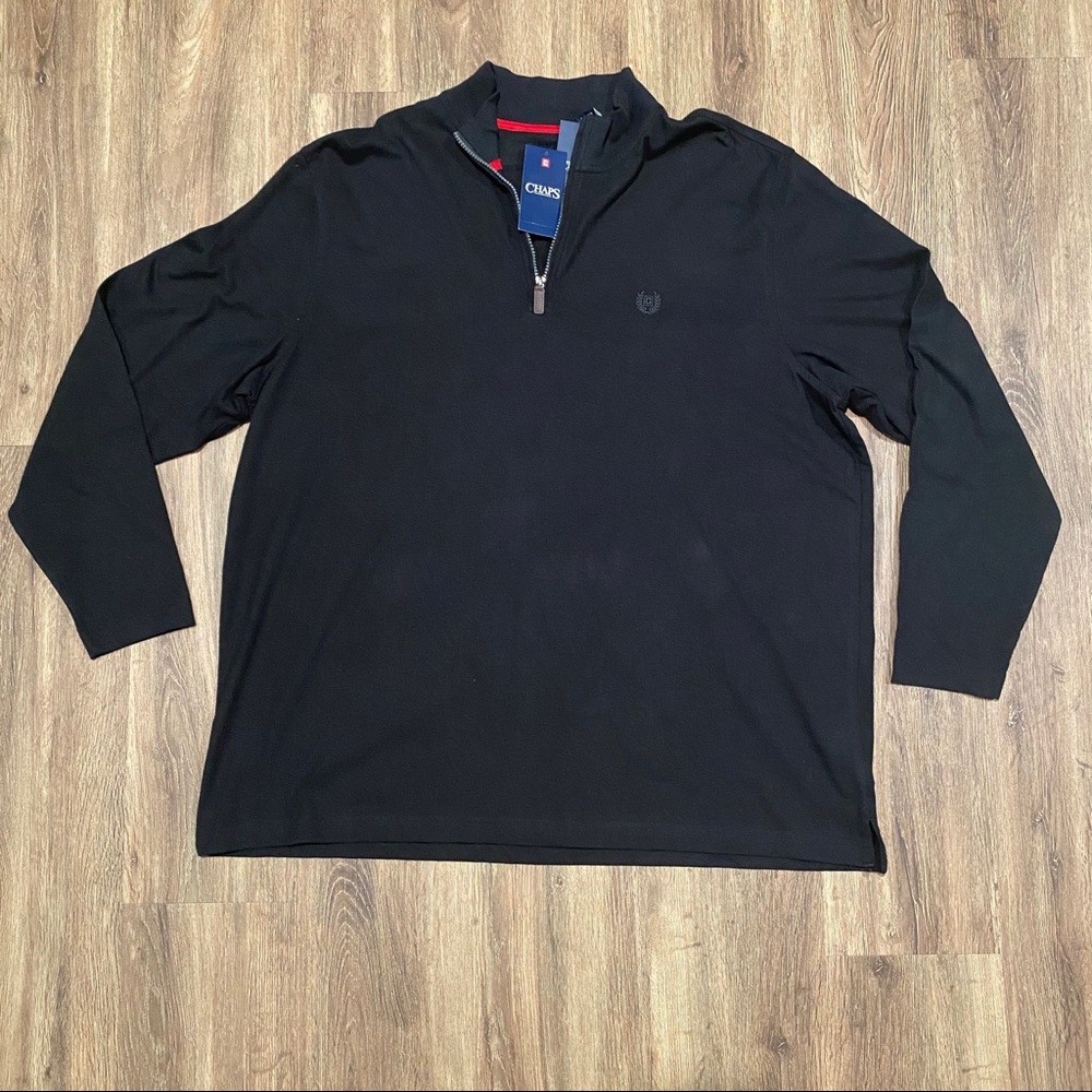 Chaps 2XB Lightweight 3/4 Zip Pullover